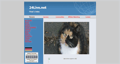 Desktop Screenshot of 24live.net