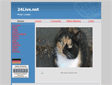 Tablet Screenshot of 24live.net